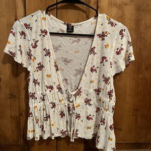 Urban Outfitters Floral Crop Top